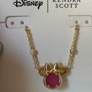 Kendra Scott Gold and Pink Necklace NWT